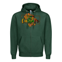 Sports Green Do it for the culture Zipper Hoodie - HowdyJamesFarm