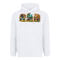 White thanksgiving trucks bbs Heavyweight Hoodie - BundleAndBundleShop