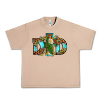 Burro dad san judas sunflower leopard turquoise Urban Heavy Tee - JahusDesignShop