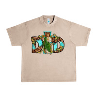 French Oak dad san judas sunflower leopard turquoise Urban Heavy Tee - JahusDesignShop