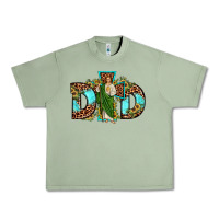 Oil Green dad san judas sunflower leopard turquoise Urban Heavy Tee - JahusDesignShop