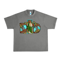 Tornado dad san judas sunflower leopard turquoise Urban Heavy Tee - JahusDesignShop
