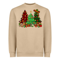 Mushroom Mexican Christmas trees Heavyweight Sweatshirt - NancyCooperArtShop