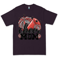 Plum cheer mom Premium Tee - MaliasSmallBusiness
