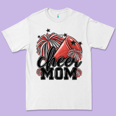 Cheer Mom Premium Tee Designed By Maliassmallbusiness
