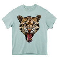 Arona ocelot head Heavy Core Tee - LillyAllenDesigns