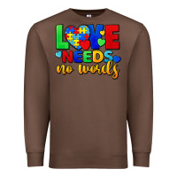 Chestnut love needs no words Premium Sweatshirt - FaDigitalArtStudio