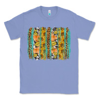 Colony Blue fall sunflower brushstroke Classic Tee - BundleAndBundleShop