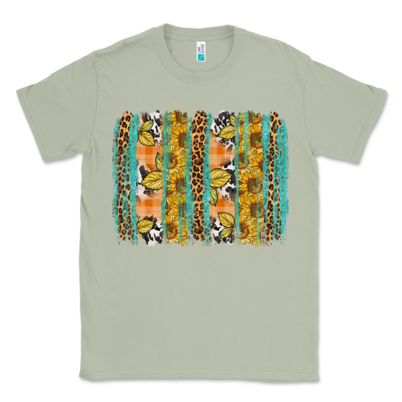 Fall Sunflower Brushstroke Classic Tee by BundleAndBundleShop | Teevron