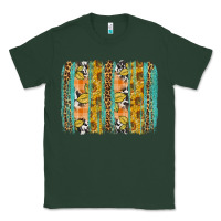 Sports Green fall sunflower brushstroke Classic Tee - BundleAndBundleShop