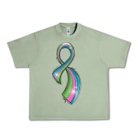 Oil Green metastatic breast cancer ribbon Urban Heavy Tee - LillyAllenDesigns