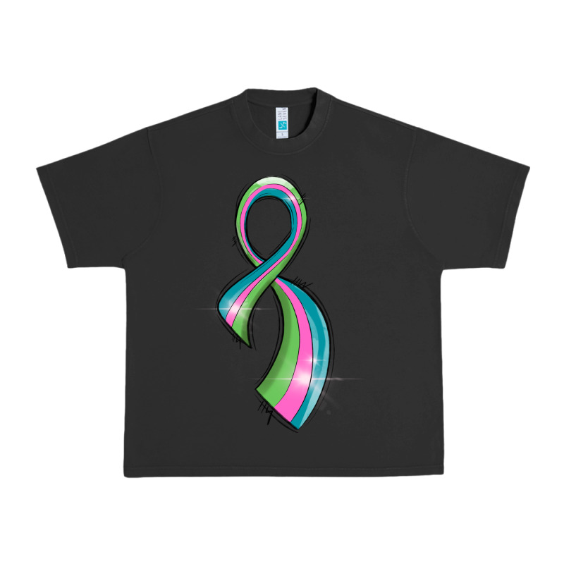 Metastatic Breast Cancer Ribbon Urban Heavy Tee by LillyAllenDesigns | Teevron