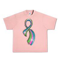 Salmon metastatic breast cancer ribbon Urban Heavy Tee - LillyAllenDesigns