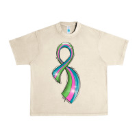 Sandshell metastatic breast cancer ribbon Urban Heavy Tee - LillyAllenDesigns