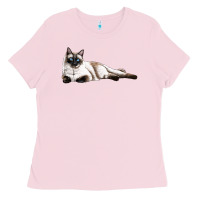 Bubblegum Pink siamese Ladies Tee - LillyAllenDesigns