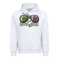 White mardi gras Urban Hoodie - SublimationCraftShop