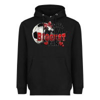 Black little brother biggest fan soccer Heavyweight Hoodie - FaDigitalArtStudio