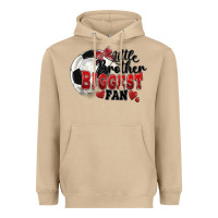 Mushroom little brother biggest fan soccer Heavyweight Hoodie - FaDigitalArtStudio