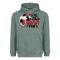 Sage little brother biggest fan soccer Heavyweight Hoodie - FaDigitalArtStudio