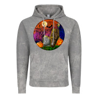 Cloud Rock halloween round Vintage Hoodie - BundleAndBundleShop