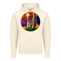 Vintage Artic halloween round Vintage Hoodie - BundleAndBundleShop