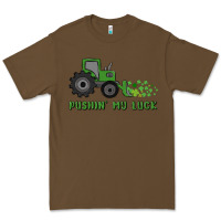 Cacao pushin' my luck Premium Tee - MaliasSmallBusiness