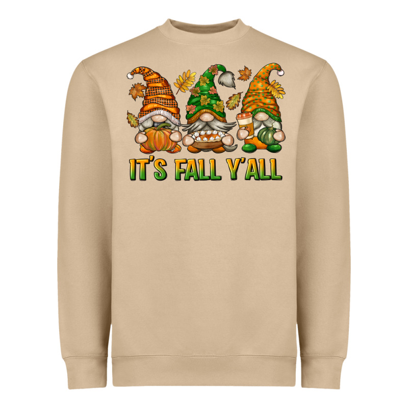It's Fall Y'all Heavyweight Sweatshirt by texasbilliewilder | Teevron