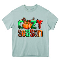Cozy Season With Fall Colors Palette And Pumpkin Heavy Core Tee | Teevron