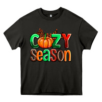 Asphalt cozy season with fall colors palette and pumpkin Heavy Core Tee - AdoDesignShop