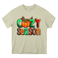 Mossy cozy season with fall colors palette and pumpkin Heavy Core Tee - AdoDesignShop