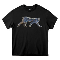 Black canada lynx Heavy Core Tee - LillyAllenDesigns