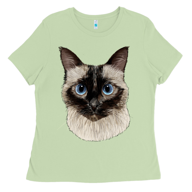 Siamese Face Ladies Tee by LillyAllenDesigns | Teevron