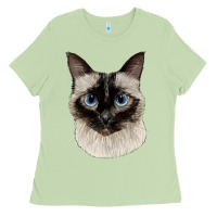 Matcha siamese face Ladies Tee - LillyAllenDesigns