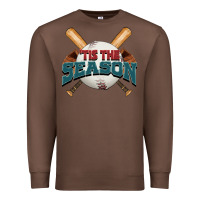 Chestnut 'tis the season baseball Premium Sweatshirt - FaDigitalArtStudio