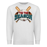 Oatmeal Heather 'tis the season baseball Premium Sweatshirt - FaDigitalArtStudio