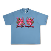 Pebble Blue save the pumpkins Urban Heavy Tee - LillyAllenDesigns