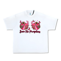 White save the pumpkins Urban Heavy Tee - LillyAllenDesigns