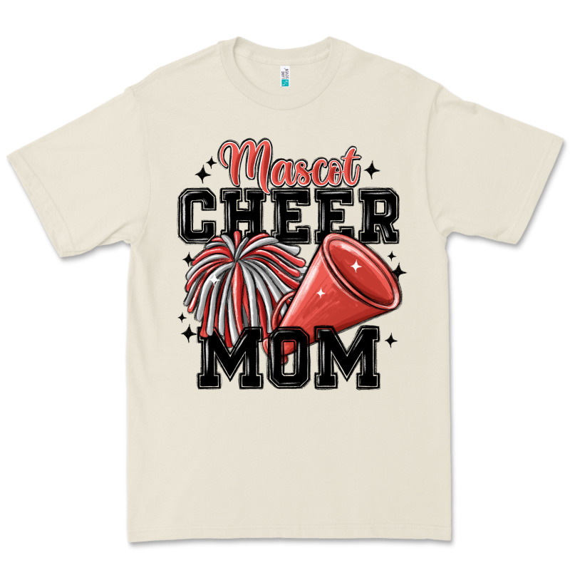 Mascot Cheer Mom Premium Tee by MaliasSmallBusiness | Teevron