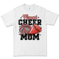 White mascot cheer mom Premium Tee - MaliasSmallBusiness