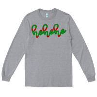 Heather Grey Christmas Ho Ho Ho Long Sleeve Tee - Bettercallsaul