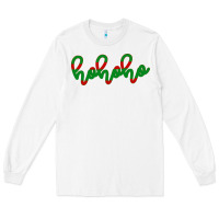 White Christmas Ho Ho Ho Long Sleeve Tee - Bettercallsaul