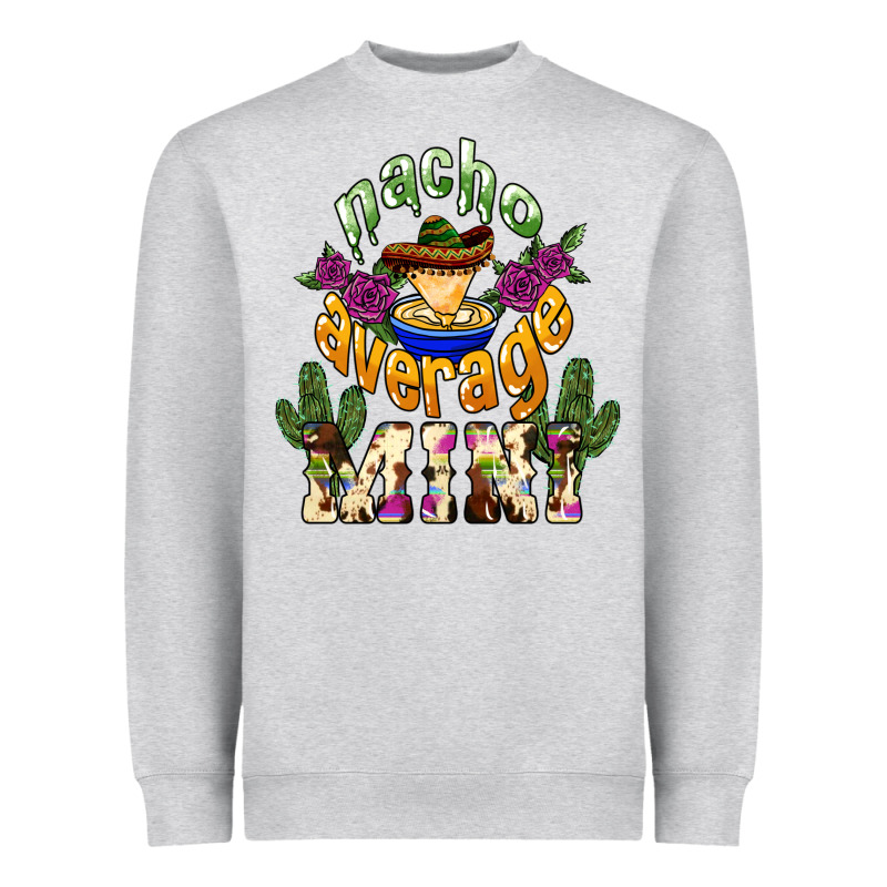 Nacho Average Mini Heavyweight Sweatshirt by NancyCooperArtShop | Teevron