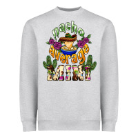 Heather Grey Nacho average Mini Heavyweight Sweatshirt - NancyCooperArtShop