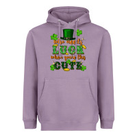 Lavender who needs luck when youre this cute st patricks Heavyweight Hoodie - FaDigitalArtStudio