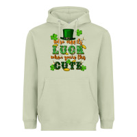 Matcha who needs luck when youre this cute st patricks Heavyweight Hoodie - FaDigitalArtStudio