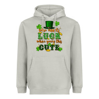 Moon Dust who needs luck when youre this cute st patricks Heavyweight Hoodie - FaDigitalArtStudio