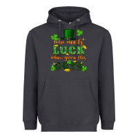 Smoke who needs luck when youre this cute st patricks Heavyweight Hoodie - FaDigitalArtStudio