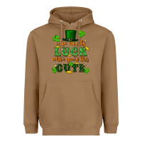 Toasted Coconut who needs luck when youre this cute st patricks Heavyweight Hoodie - FaDigitalArtStudio