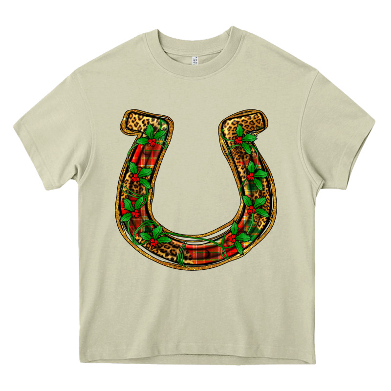 Christmas Horseshoe Heavy Core Tee by Jasminsmagicworld | Teevron