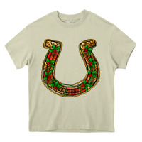 Mossy Christmas Horseshoe Heavy Core Tee - Jasminsmagicworld